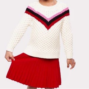 Milly Minis Wool Cable Knit Pullover Sweater size 10